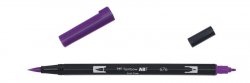 Tombow Oboustranný štětcový fix ABT Dual Brush Pen - royal purple