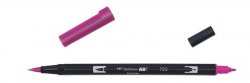 Tombow Oboustranný štětcový fix ABT Dual Brush Pen - rhodamine red