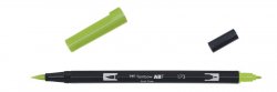 Tombow Oboustranný štětcový fix ABT Dual Brush Pen - willow green