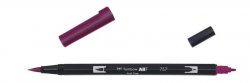Tombow Oboustranný štětcový fix ABT Dual Brush Pen - port red