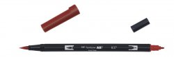 Tombow Oboustranný štětcový fix ABT Dual Brush Pen - wine red