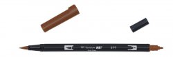 Tombow Oboustranný štětcový fix ABT Dual Brush Pen - redwood