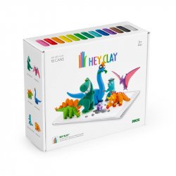 Hey Clay Kreativní modelovací sada - Dinosauři (18 ks modelíny)