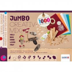 Grafix Jumbo kreativní sada - dřevo 1000 ks