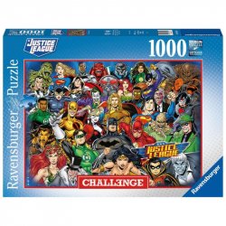 Ravensburger Puzzle Challenge Marvel - Liga spravedlnosti 1000 dílků 