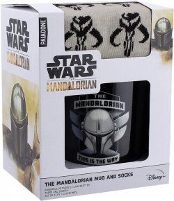 Dárkový set Mandalorian - hrnek 300 ml + ponožky