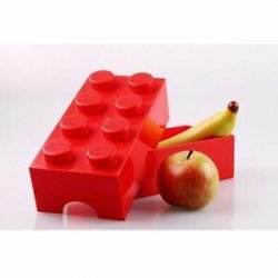 Svačinový box LEGO - červený