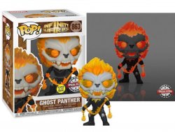 Funko POP Marvel: Infinity Warps - Ghost Panther w/Chain (exclusive special edition GITD)