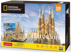 Puzzle 3D National Geographic - Sagrada Familia 184 dílků
