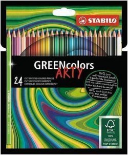 Pastelky STABILO GREENcolors ARTY 24 ks