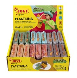 Plastelína JOVI příroda 18 x 50 g