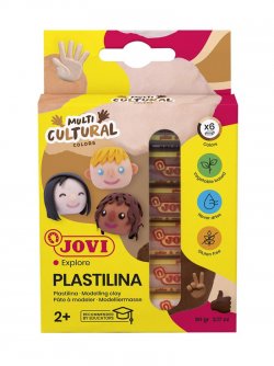 Plastelína JOVI multikultura 6 x 15 g