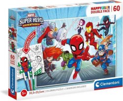 Clementoni Puzzle Oboustranné - Super Hero/60 dílků