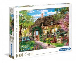 Clementoni Puzzle - Domek s předzahrádkou 1000 dílků