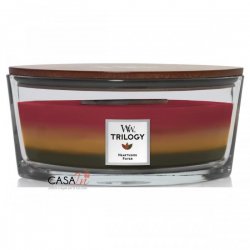 WoodWick Hearthside svíčka loď Trilogy 453,6g