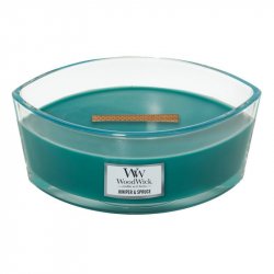 WoodWick Juniper & Spruce svíčka loď 453,6g