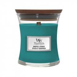 WoodWick Juniper & Spruce svíčka váza 85g