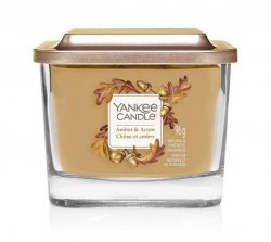 YANKEE CANDLE Amber & Acorn svíčka 96g / 1knot