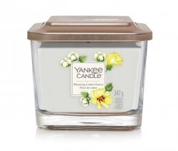 YANKEE CANDLE Bloming Cotton Flower svíčka 347g / 3knoty