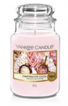 YANKEE CANDLE Christmas Eve Cocoa svíčka 623g