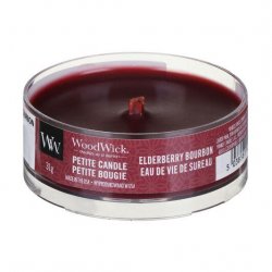 WoodWick Elderberry Bourbon svíčka petite 31g