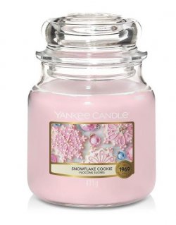 YANKEE CANDLE Snowflake Cookie svíčka 411g