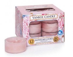 YANKEE CANDLE Snowflake Cookie svíčka 9,8g čajová 12ks