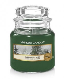 YANKEE CANDLE Evergreen Mist svíčka 104g