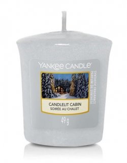 YANKEE CANDLE Candlelit Cabin svíčka 49g votivní