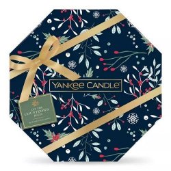 YANKEE CANDLE Adventní věněc (svícen+24ks čajových svíček)