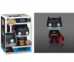 Funko POP Heroes: Dia De Los DC- Batman (exclusive special edition GITD)