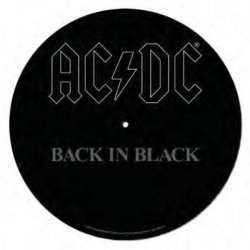 Podložka na gramofon - AC/DC Back in Black