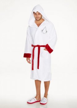 Assassin Creed Župan unisex bílý