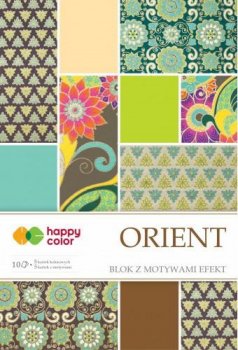 Blok s effect papíry 20 x 29 cm Orient 170-220 g