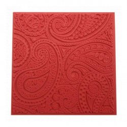 CERNIT polymerová textura - paisley 90 x 90mm