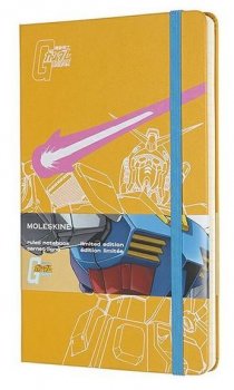 Moleskine: Gundam zápisník linkovaný L žlutý