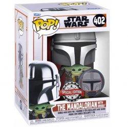 Funko POP Star Wars: Around The Galaxy - Mandalorian w/Pin (exclusive special edition)