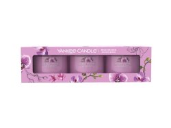 YANKEE CANDLE Wild Orchid svíčka votivní 3ks sada