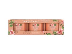 YANKEE CANDLE Tropical Breeze svíčka votivní 3ks sada