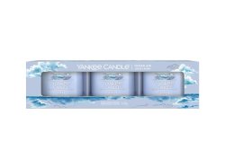 YANKEE CANDLE Ocean Air svíčka votivní 3ks sada