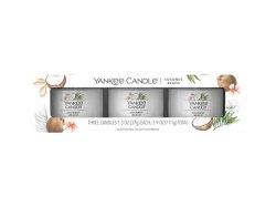 YANKEE CANDLE Coconut Beach svíčka votivní 3ks sada