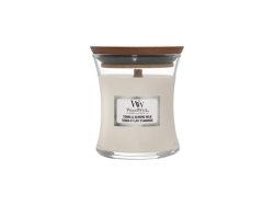 WoodWick Tonka & Almond Milk svíčka váza 85g