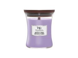 WoodWick Amethyst & Amber svíčka váza 275g