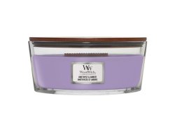 WoodWick Amethyst & Amber svíčka loď 453,6g