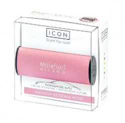 Millefiori Milano Icon Magnolia Blossom & Wood / vůně do auta Classic - růžová