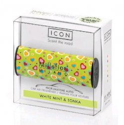 Millefiori Milano Icon White Mint & Tonka / vůně do auta Cuori & Fiori