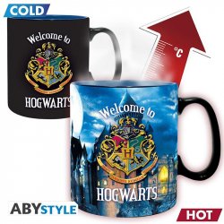 Harry Potter Měnící keramický hrnek - Bradavice (objem 460 ml)