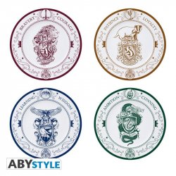 Harry Potter Porcelánoé talíře sada 4 ks