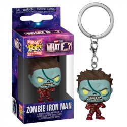 Funko POP Keychain: Marvel What If - Zombie Iron Man (klíčenka)