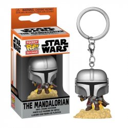 Funko POP Keychain: Mandalorian - Mando w/Blaster (klíčenka)